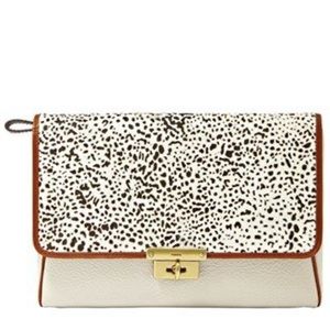 Fossil Calf Hair Clutch